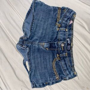 Kids Levi’s Denim Short Shorts 👖 | Brown Stitching | Classic Style